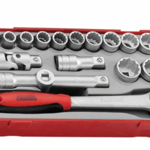Teng 17pc 1/2in Dr. Skt & Acc Set 10-24mm - TC-Tray